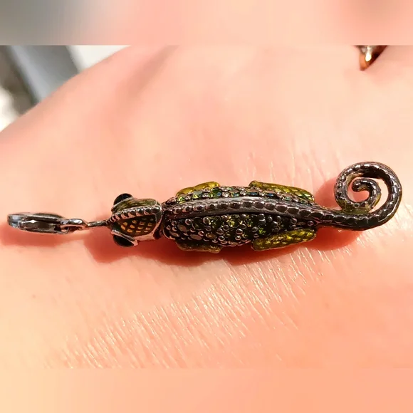 Thomas Sabo Chameleon Large Pendant Sterling Silver Cubic Zirconia